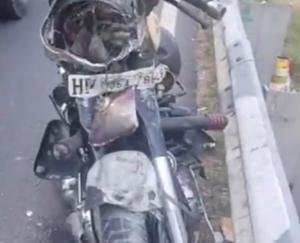 Truck collides with bike, three killed