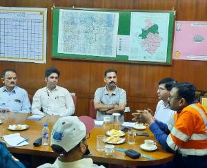  Quarterly meeting of Community Advisory Committee held in the auditorium of Ambuja Cement Foundation