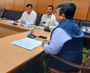  Online meeting with the director of Michigan State University