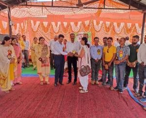Inauguration of newly constructed building in Government Senior Secondary School, Dhupkyara