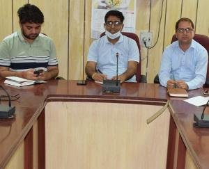 Review meeting held under the chairmanship of SDM on the preparations for Jan Manch