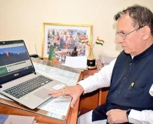 Urban Development Minister launched Shimla Smart City website