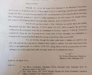 Himachal Pradesh Teachers Federation protested the orders issued by the Personnel Department