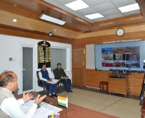 CM inaugurated 17 upgraded schools of Saraj area through virtual medium