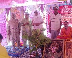 Organized Shrimad Bhagwat Katha in Danon Dev Temple