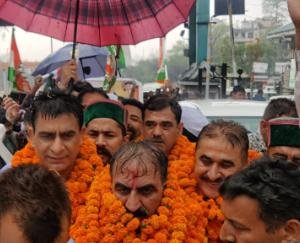 Sukhwinder Sukhu received a grand welcome on arrival at Nuclear