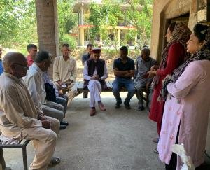 Former CM met the victim's family