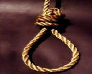 Person set noose, death