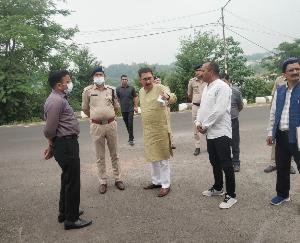  Vis Speaker took stock of the security arrangements in Tapovan Assembly Complex