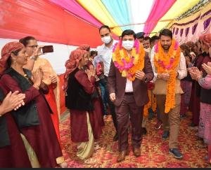  Distributed equipment to the differently-abled at the conclusion of the Red Cross fair