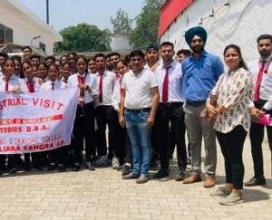 Students of Management Department of Dhaliara College learned nuances in various industries