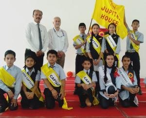 House students of Kangra GAV took charge, Ajay Manhas dressed up