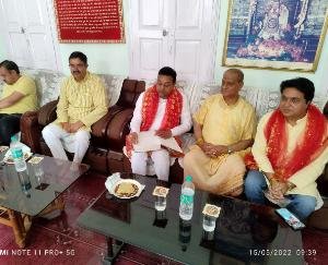 BJP's National Spokesperson Sambit Patra renovated Brajeshwari temple