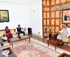 Chief Executive Officer of NITI Aayog met the Chief Minister