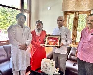 Divya Jyoti Jagriti Sansthan invites Governor for Bhagwat Katha