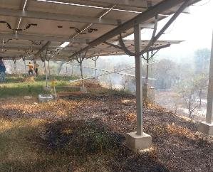 Fire in Jamla Solar Power Plant, loss of millions