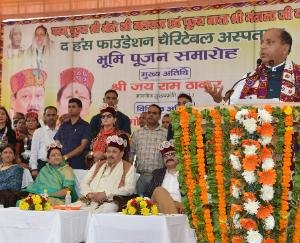 CM lays foundation stone of six developmental projects worth 15.19 crores in Patlikuhal