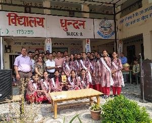 Dhundan school was the first in the youth parliament competition