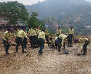 One day NSS camp organized at Chandi Arki School