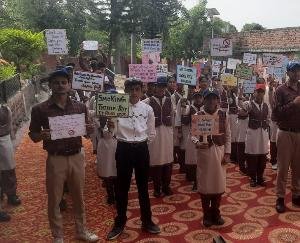Awareness rally taken out in DAV School, Bankhandi