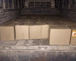 Police caught a cache of illegal liquor