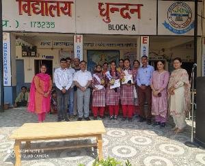 Honored the students of Government Model Senior Secondary School