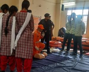 NDRF taught the tricks of disaster management