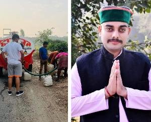 Whoa! Initiative of Dhaliara's Zilla Parishad Ishaan Sharma, delivering water from door to door