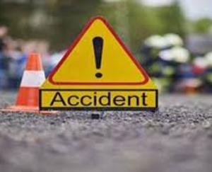 Dry tree fell on the road, damage to two vehicles