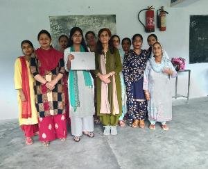 Bandla school student got laptop