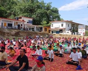 8th International Yoga Festival concludes at New Kangra School