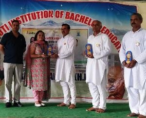 International Yoga Day celebrated at Gyan Jyoti Education College