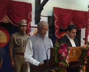 Justice Amjad A Sayeed took oath as the 27th Chief Justice of Himachal High Court