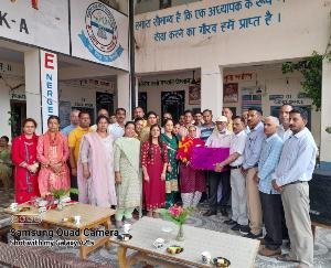 Dadlaghat: Farewell ceremony organized at Government Adarsh ​​Senior Secondary School, Dhundan