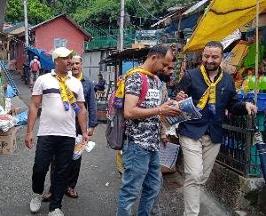 Shimla: Aam Aadmi Party campaigned: Gaurav Sharma