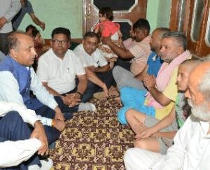 CM expresses condolences to the bereaved family of late Rakesh Babli