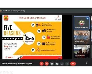 Made aware about road safety