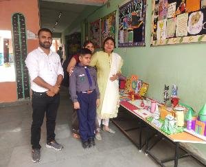 Children put up exhibition of TLM projects in Central Naleti School