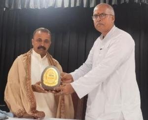 Sanskrit University, a discussion session was organized on the Sanskrit monthly magazine