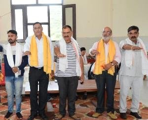 Baldev Singh of Badalthor nominated as the Chairman of Namdev Samaj Mahasabha Kangra