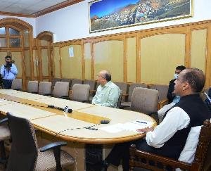 CM inaugurates EVM and VVPAT warehouse through virtual medium