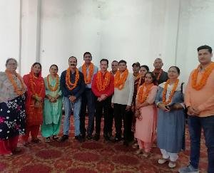 Anil Damir became the head of the block Kangra head organization