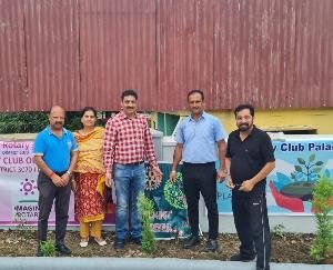Plantation done by Rotary Club Palampur