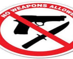 Ban on all types of weapons from July 28 - SDM