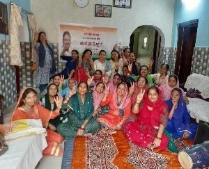 BJP Mahila Morcha Kangra congratulated Daupadi Murmu on becoming the President