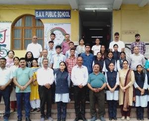 Kashvi, Ananya and Bipasha of GAV Public School were the toppers