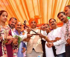 Congratulations to Hukam Singh Bains on becoming the state president of the state BJP Kisan Morcha