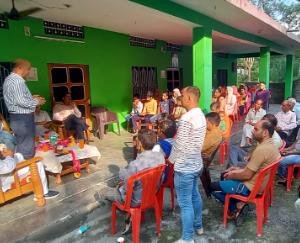 Residents of Badsehra village thanked MLA Narendra Thakur for getting the road cleared.