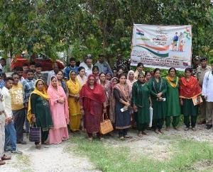 SSB Sapdi jawans launched flag campaign at every house in Khaula