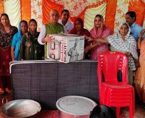 Hamirpur: MLA Narendra Thakur inaugurated and laid the foundation stone of about 23 lakhs in Gram Panchayat Changar